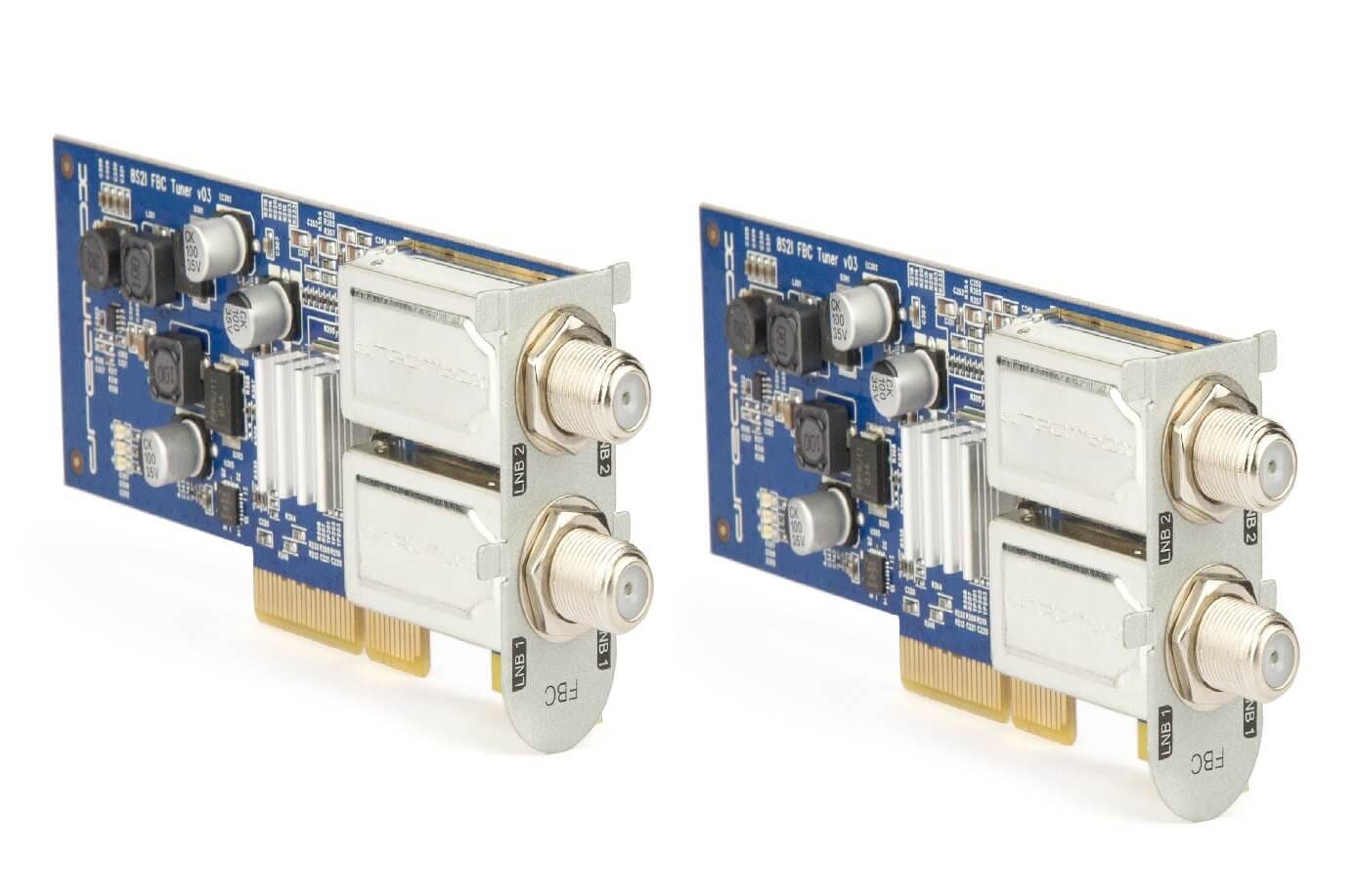 2 x FBC Full bandwidth capture tunere